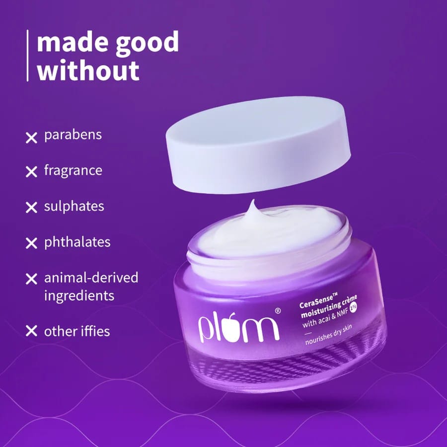Plum - Cera Sense Moisturizing Creme With Acai & NMF 1% (50g)