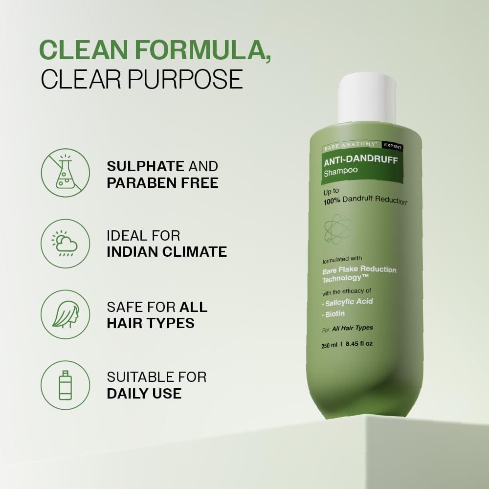 Bare Anatomy - Anti - Dandruff Shampoo (250ML)
