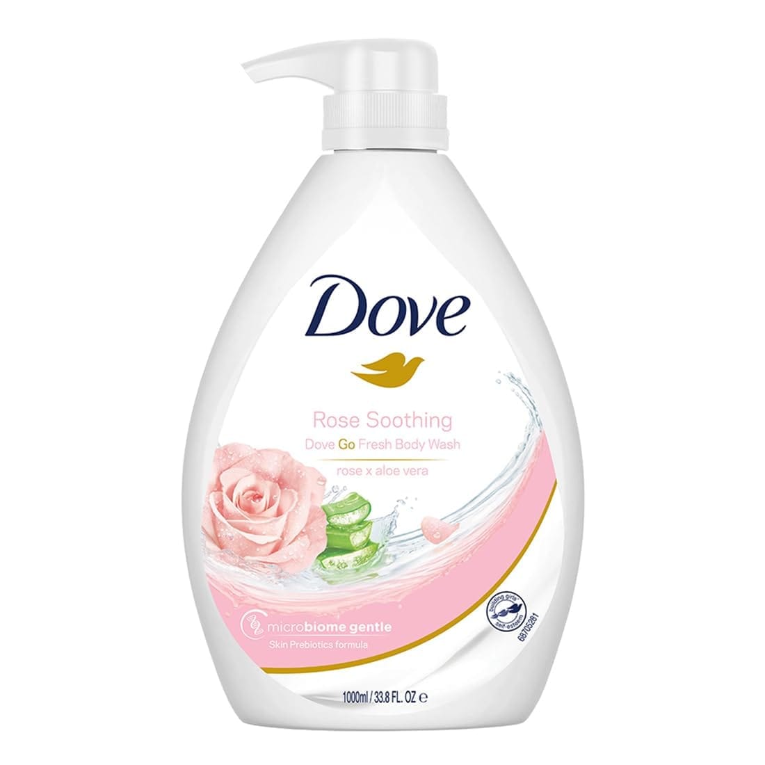 Dove - Rose Soothing Refreshing Body Wash Rose X Aloevera (1L)