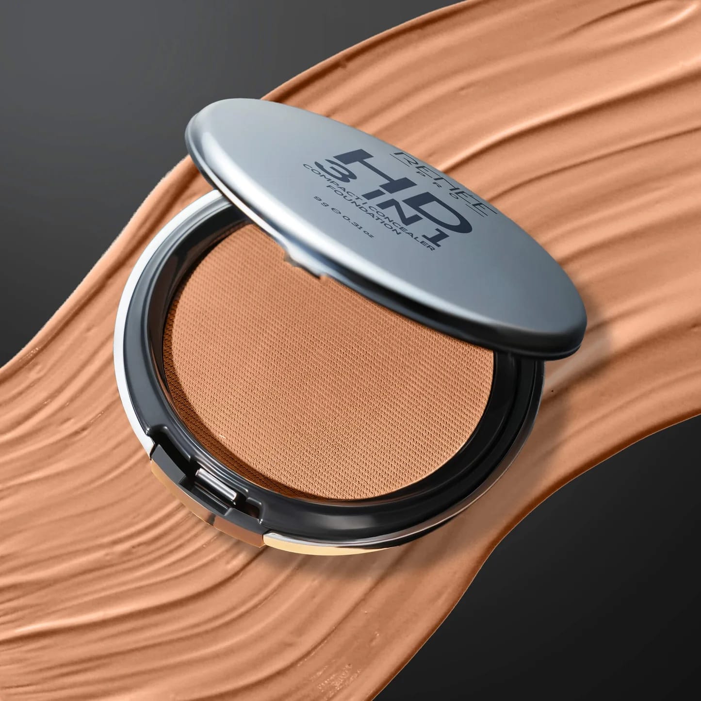 Renee - HD 3 In 1 Compact Concealer Foundation (9g)