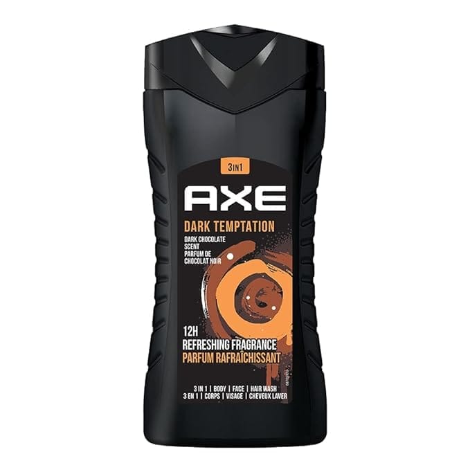 Axe - Dark Temptation 12H Refreshing 3 In 1 Face Hair Body Wash (400ML)