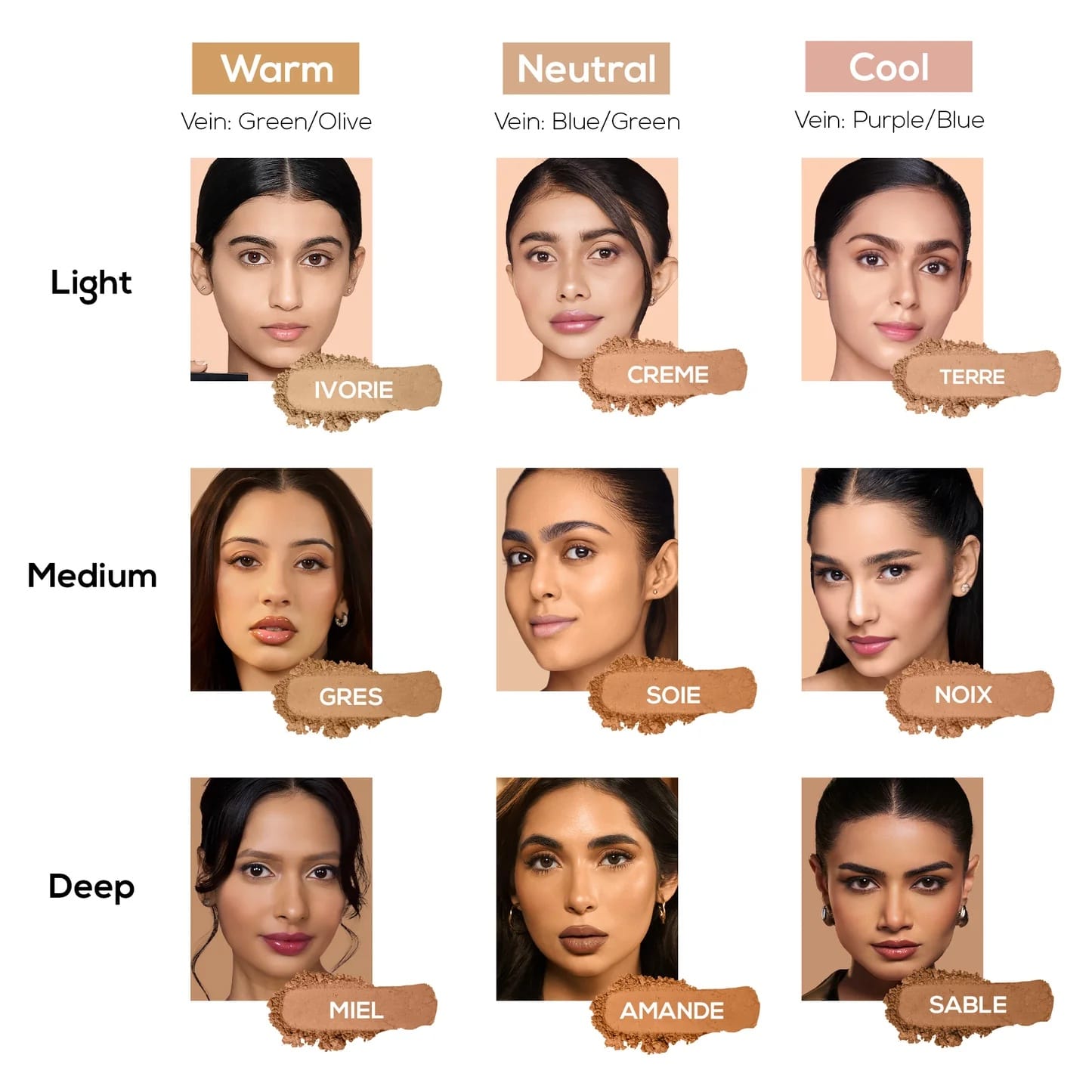 Renee - HD 3 In 1 Compact Concealer Foundation (9g)