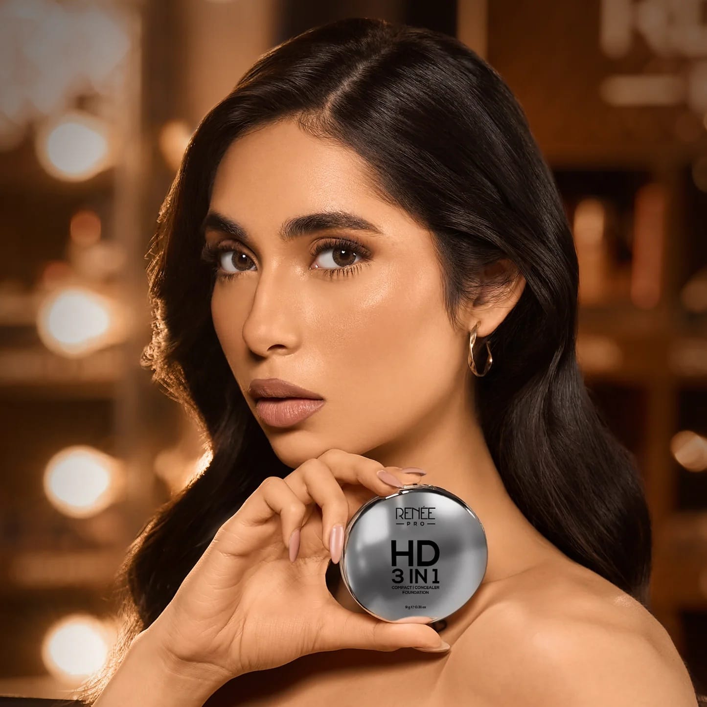 Renee - HD 3 In 1 Compact Concealer Foundation (9g)