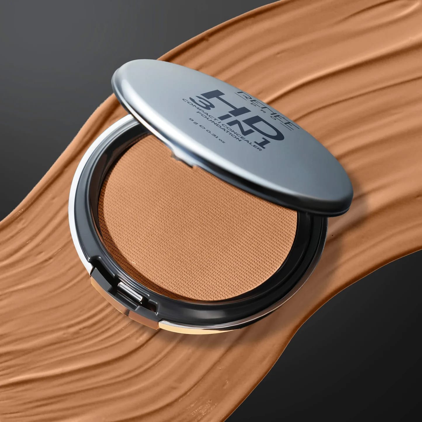 Renee - HD 3 In 1 Compact Concealer Foundation (9g)
