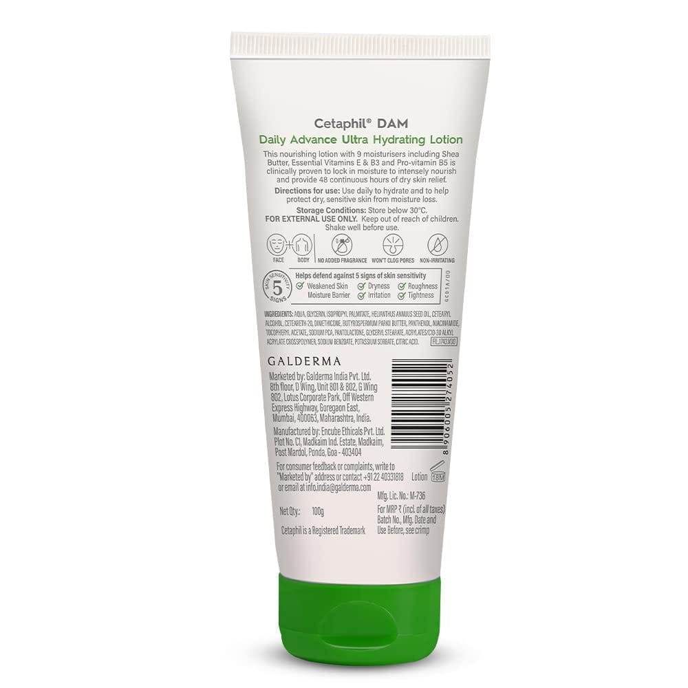 Cetaphil - Daily Advance Ultra Hydrating Lotion Dam Cream (100g)