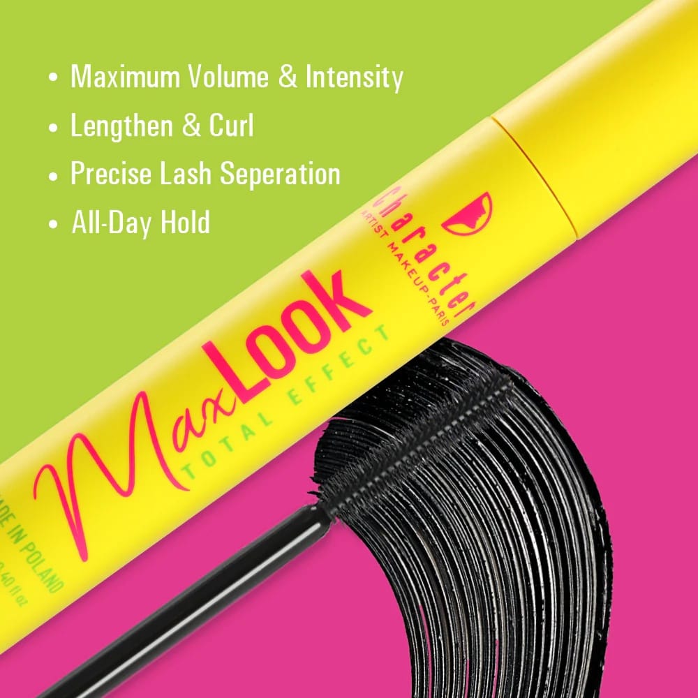 Character Cosmetics - Max Look Total Effect Mascara (12ML)