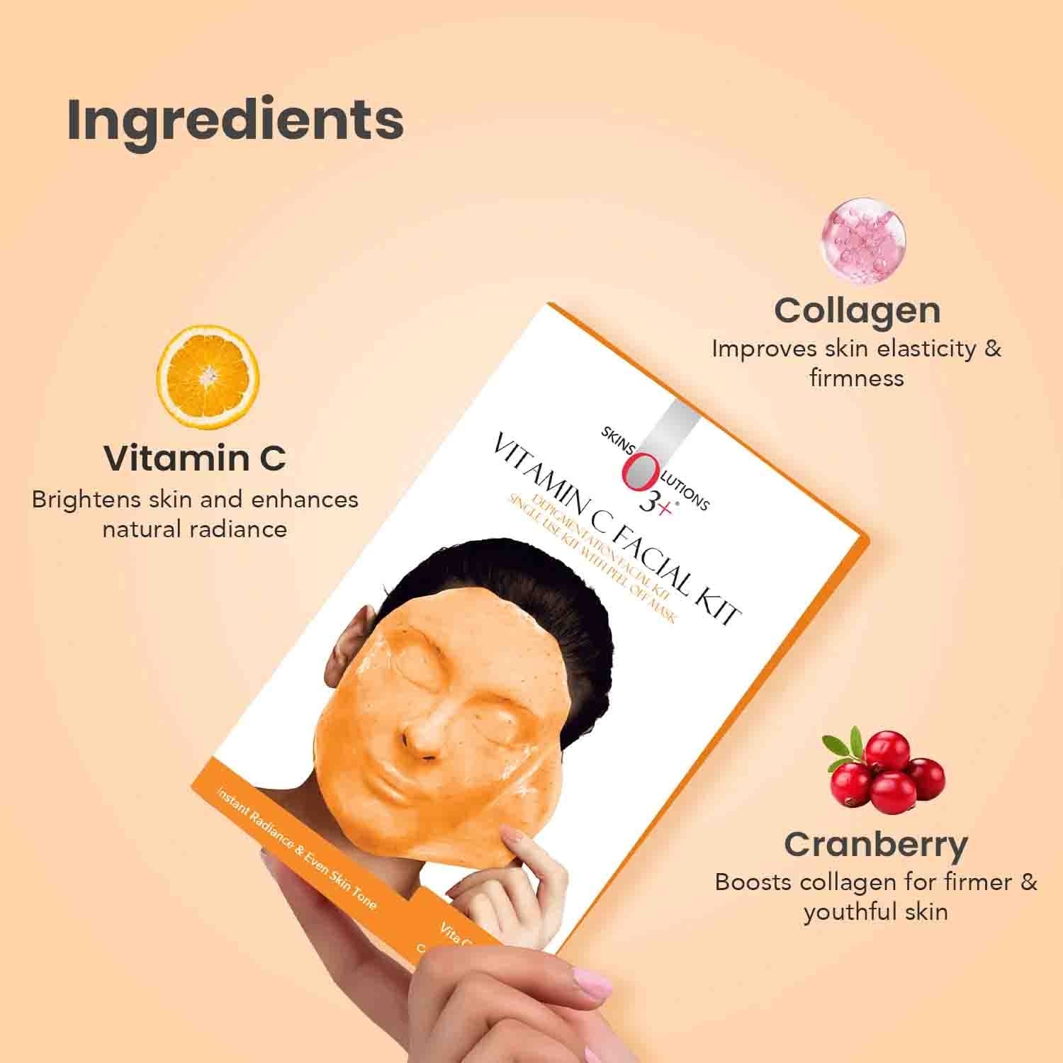 O3+ - Vitamin C Facial kit Depigmentation Facial Kit (Pack Of 2)