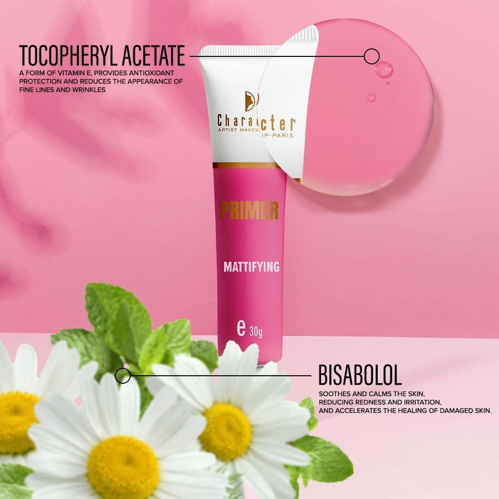 Character Cosmetics - Primer Mattifying With Bisabolol + Vitamin E (30g) [PMM001]