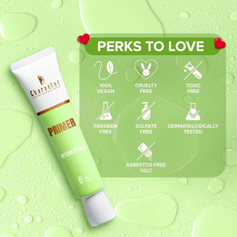 Character Cosmetics - Primer Hydrating With Hyaluronic Acid + Vitamin E (30g) [PMM002]