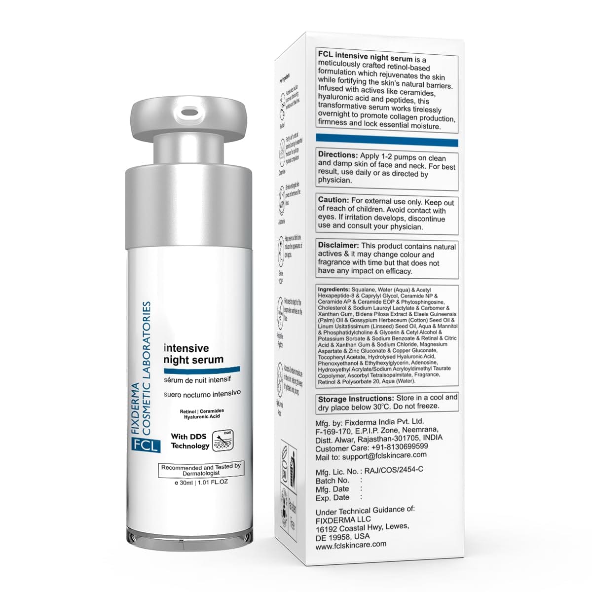 Fix Derma - Intensive Night Serum (30ML)
