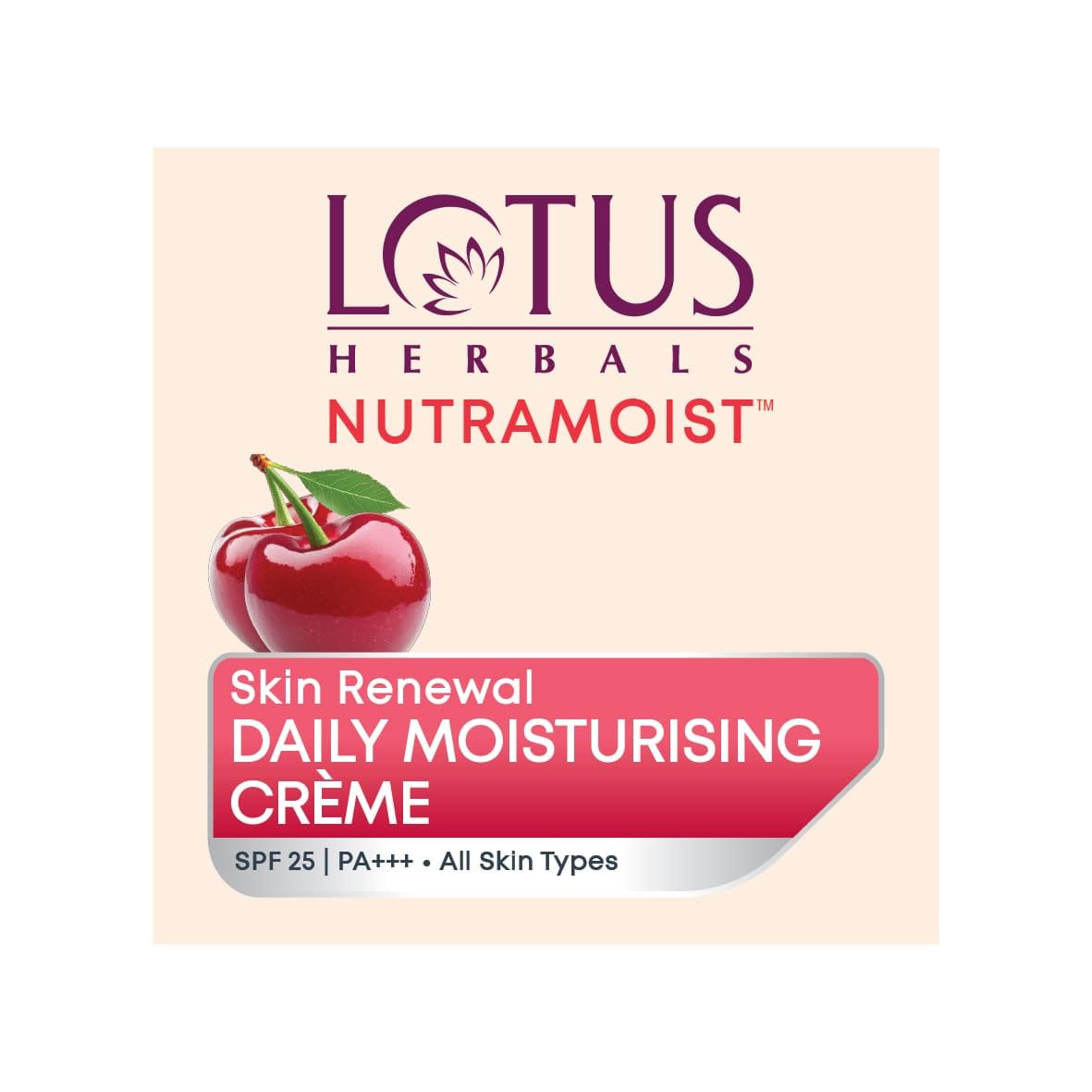 Lotus Herbal - Nutramoist Skin Renewal Daily Moisturising Creme Spf-25 (50g)