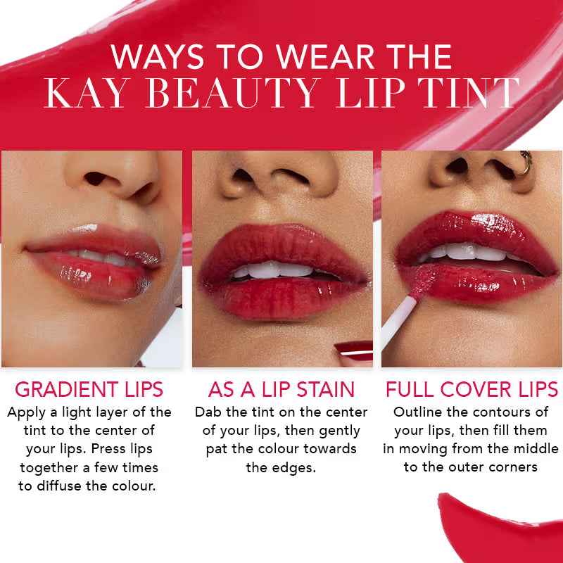 Kay Beauty - Lip Tint Enriched With Grape Seed Oil + Raspberry (3.5ML)