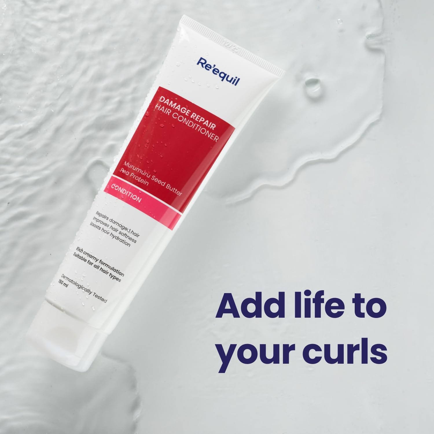 Re'equil - Damage Repair Conditioner With Murumuru & Pea Protein - BEAUTY BRATS