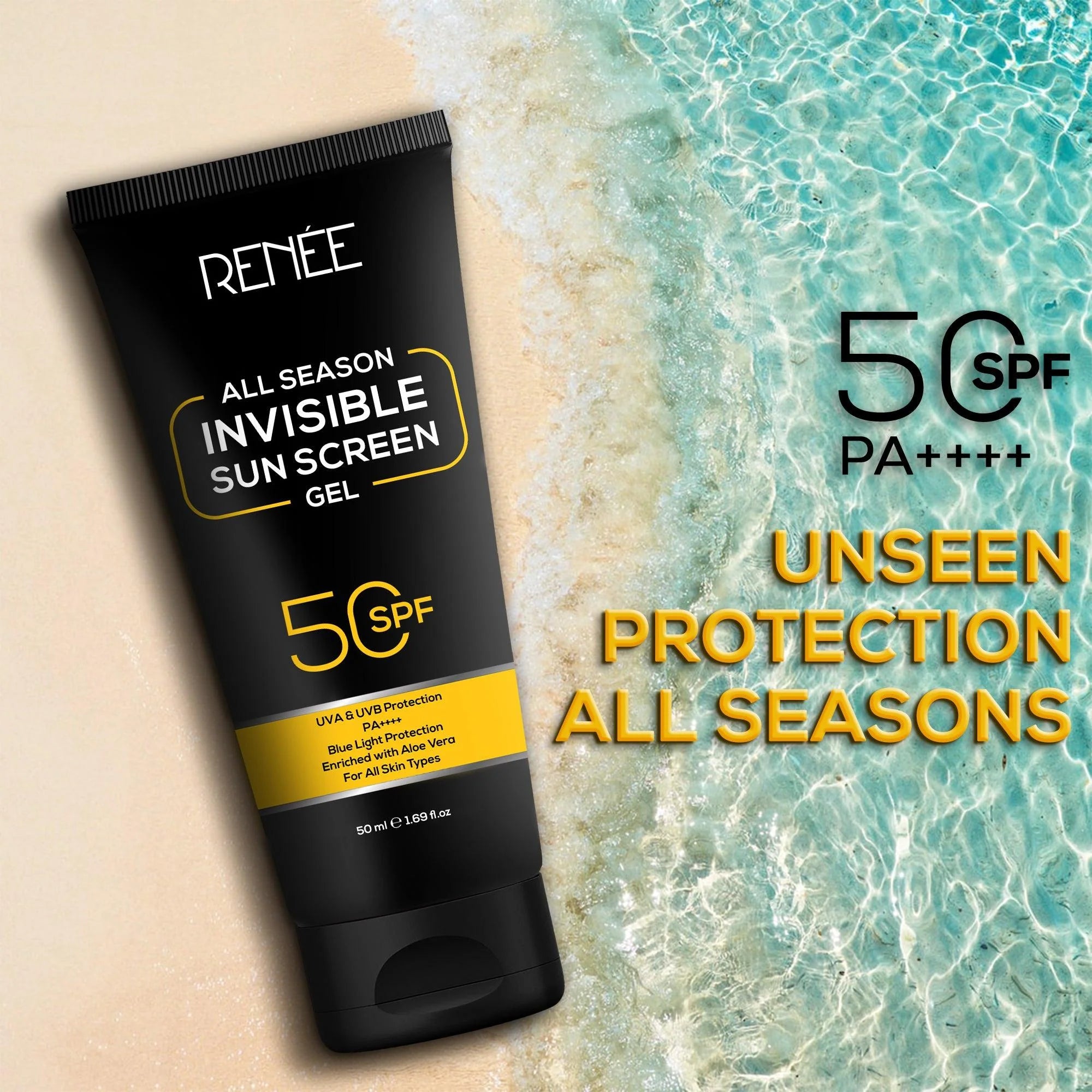 RENEE - All Season Invisible Sunscreen Gel (50mL)