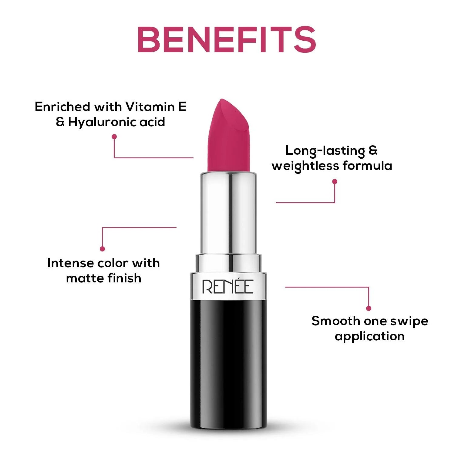 Renne - Stunner Matte Lipstick (4g)