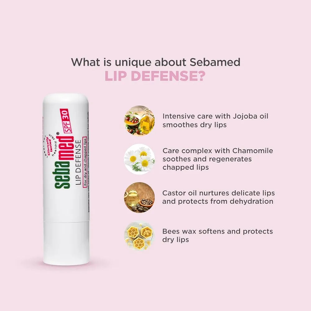 Sebamed sensitive  skin lip defence lip balm for dry and chapped lips