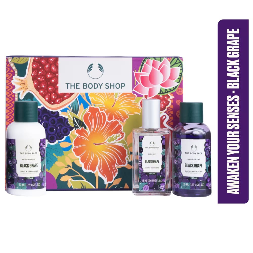 The Body Shop - 3 Pc Black Grape Set (118ML)