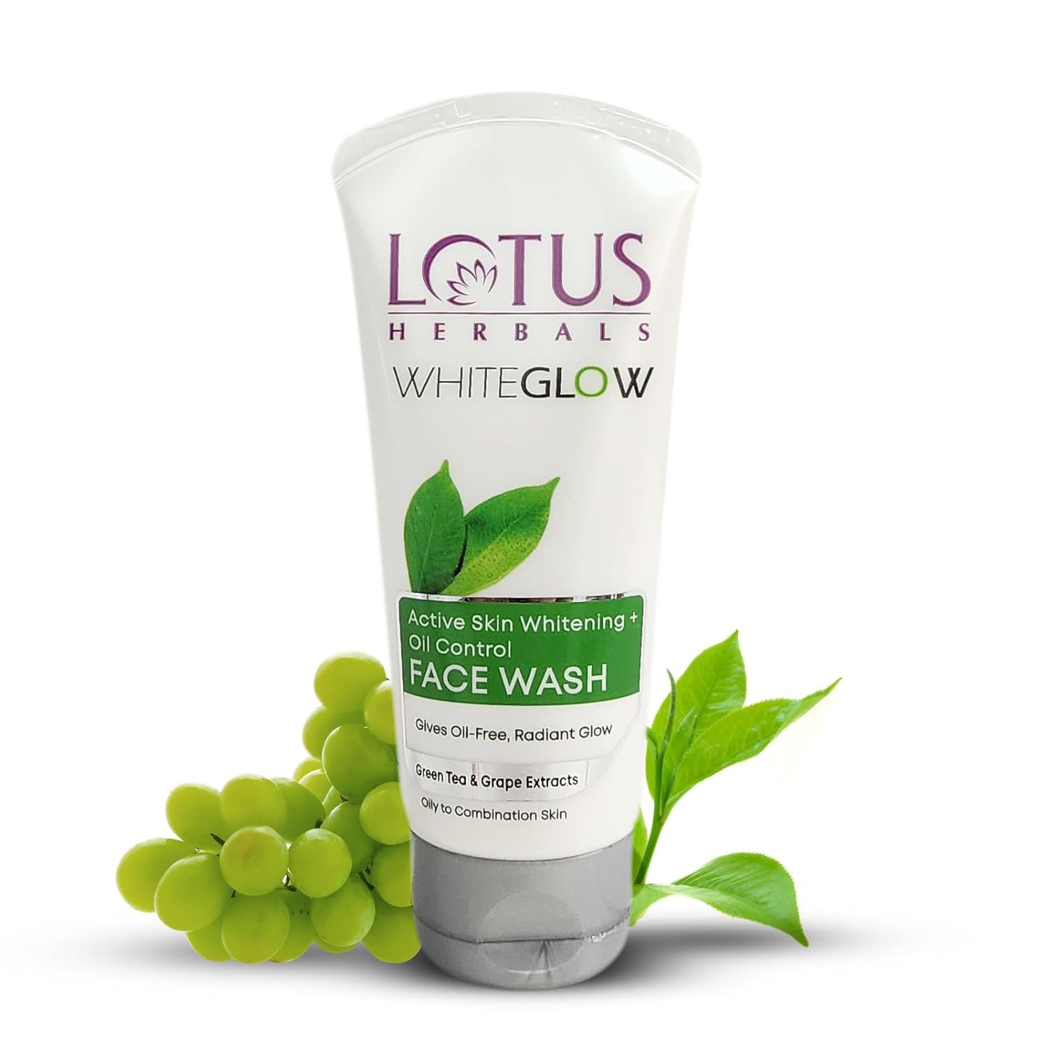 Lotus Herbals - WhiteGlow Active Skin Whitening + Oil Control Facewash (100g)