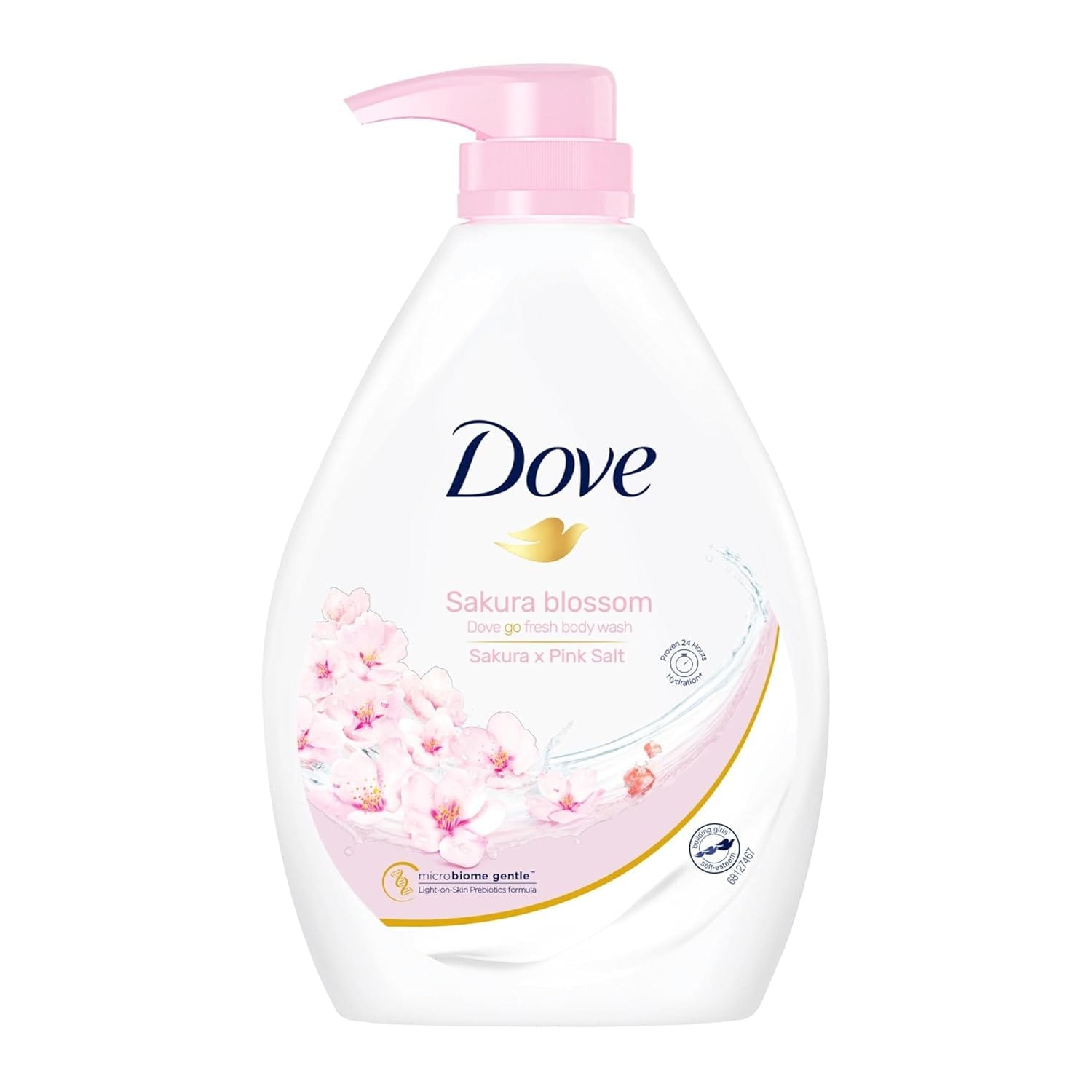 Dove - Sakura Blossom Nourishing Body Wash Sakura X Pink Salt (1L)