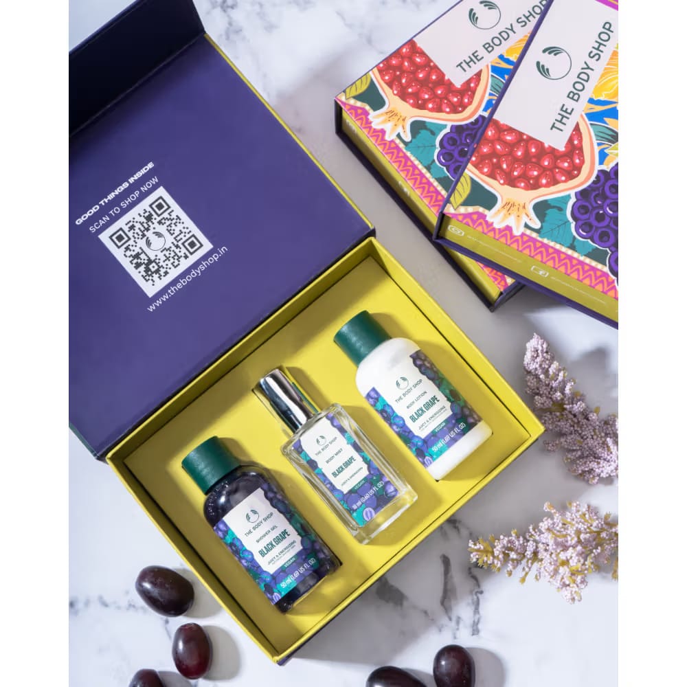 The Body Shop - 3 Pc Black Grape Set (118ML)