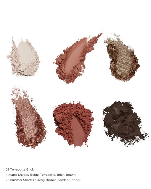 Flower Knows - Butterfly Cloud Collar Collection Embossed Six Color Eyeshadow Palette