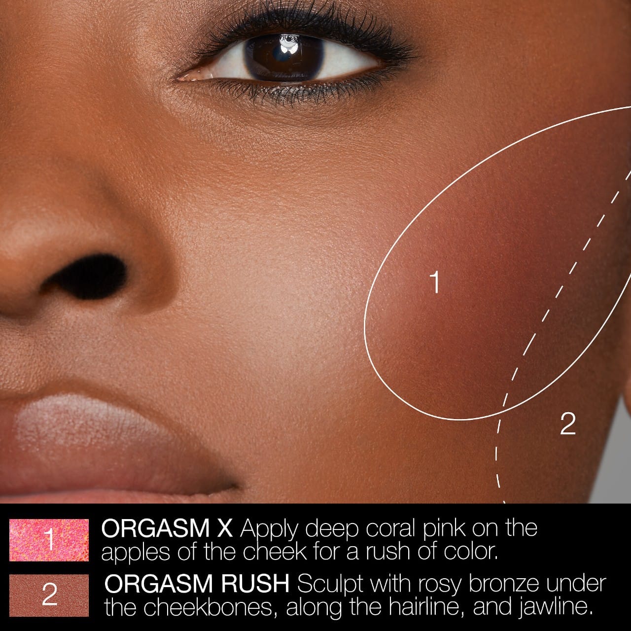 NARS - Orgasm Four Play Blush, Contour, and Highlighter Palette