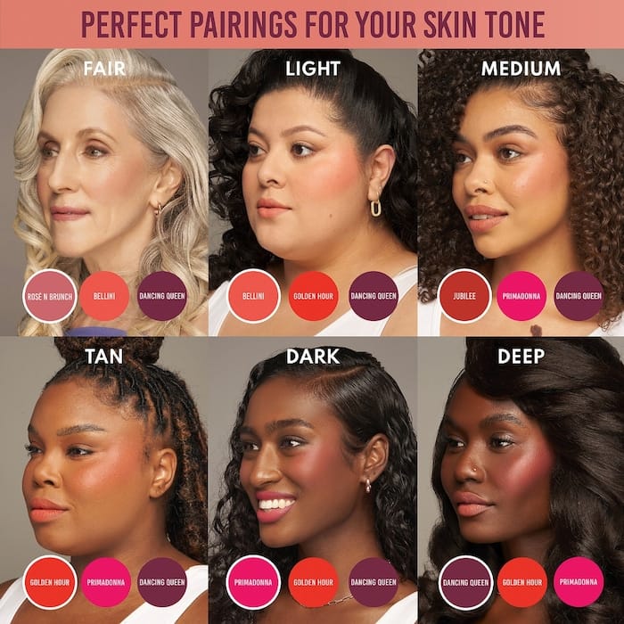 Danessa - Myricks Beauty Yummy Skin Blurring Balm Powder Flushed - Matte Color for Cheek & Lip (6g)