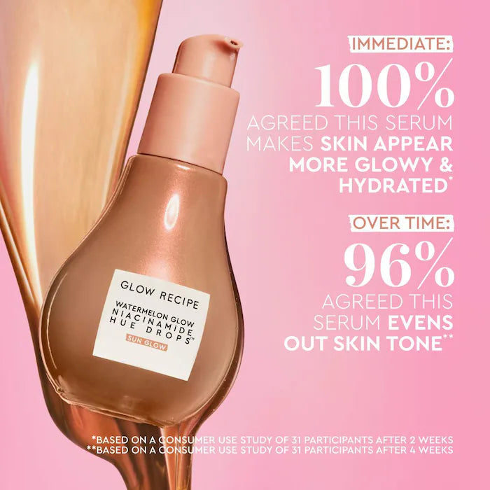 Glow Recipe - Watermelon Glow Niacinamide Hue Drops Sun Glow Serum (40mL)