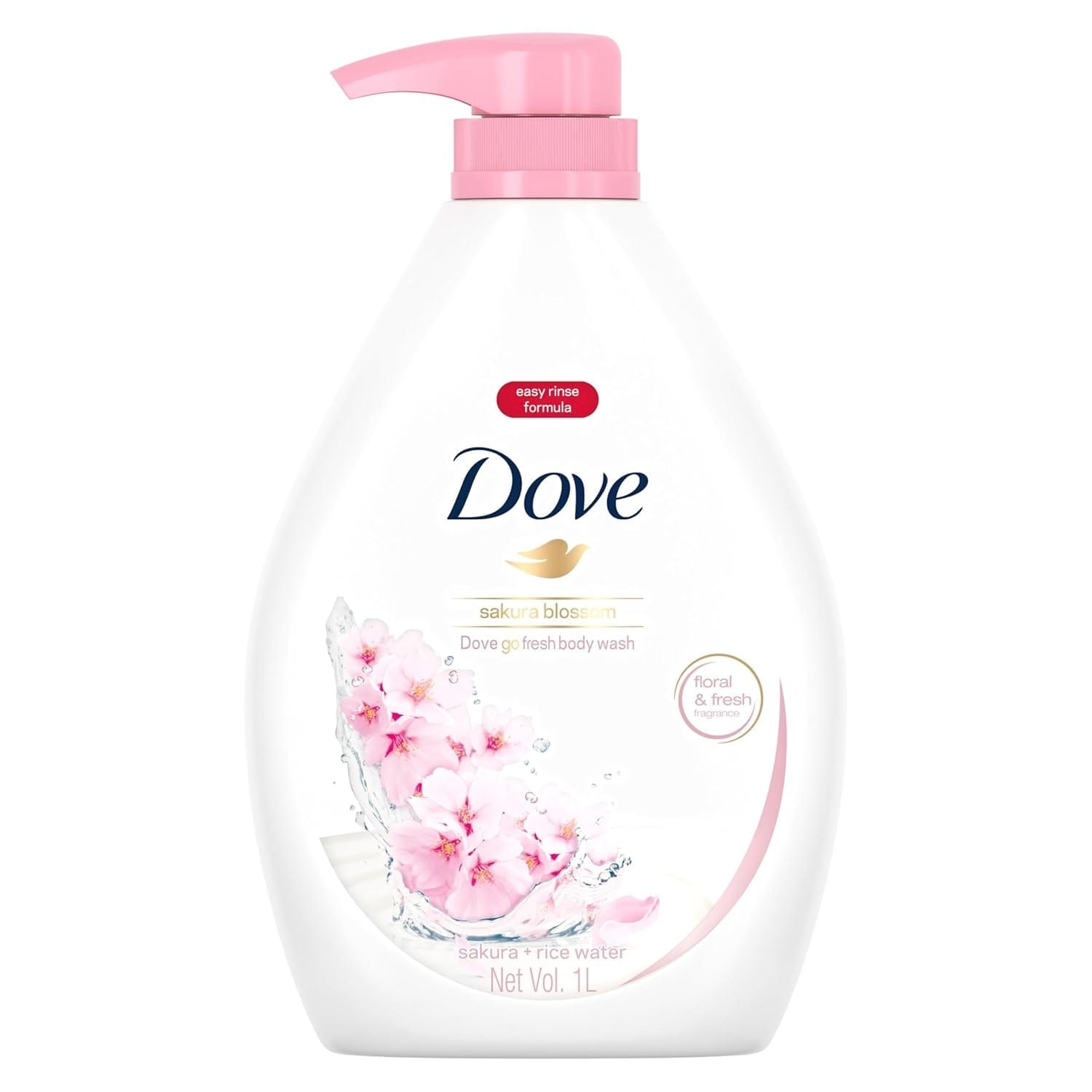 Dove - Sakura Blossom Nourishing Body Wash Sakura X Pink Salt (1L)