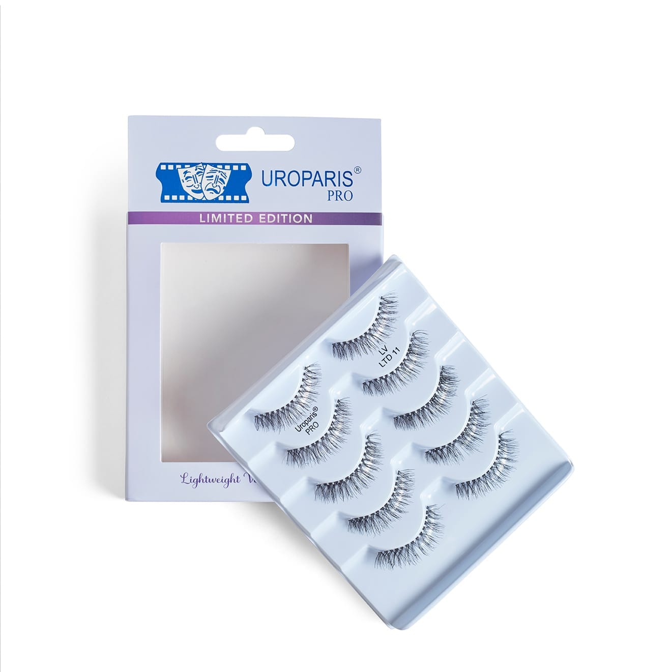 Uroparis Pro - Limited Edition LV LTD 11 Invisible Band 3D Eyelashes - 5 Pairs