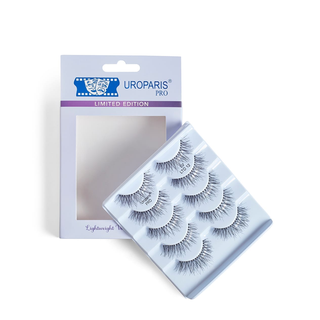 Uroparis Pro - Limited Edition LV LTD 12 Invisible Band 3D Eyelashes - 5 Pairs