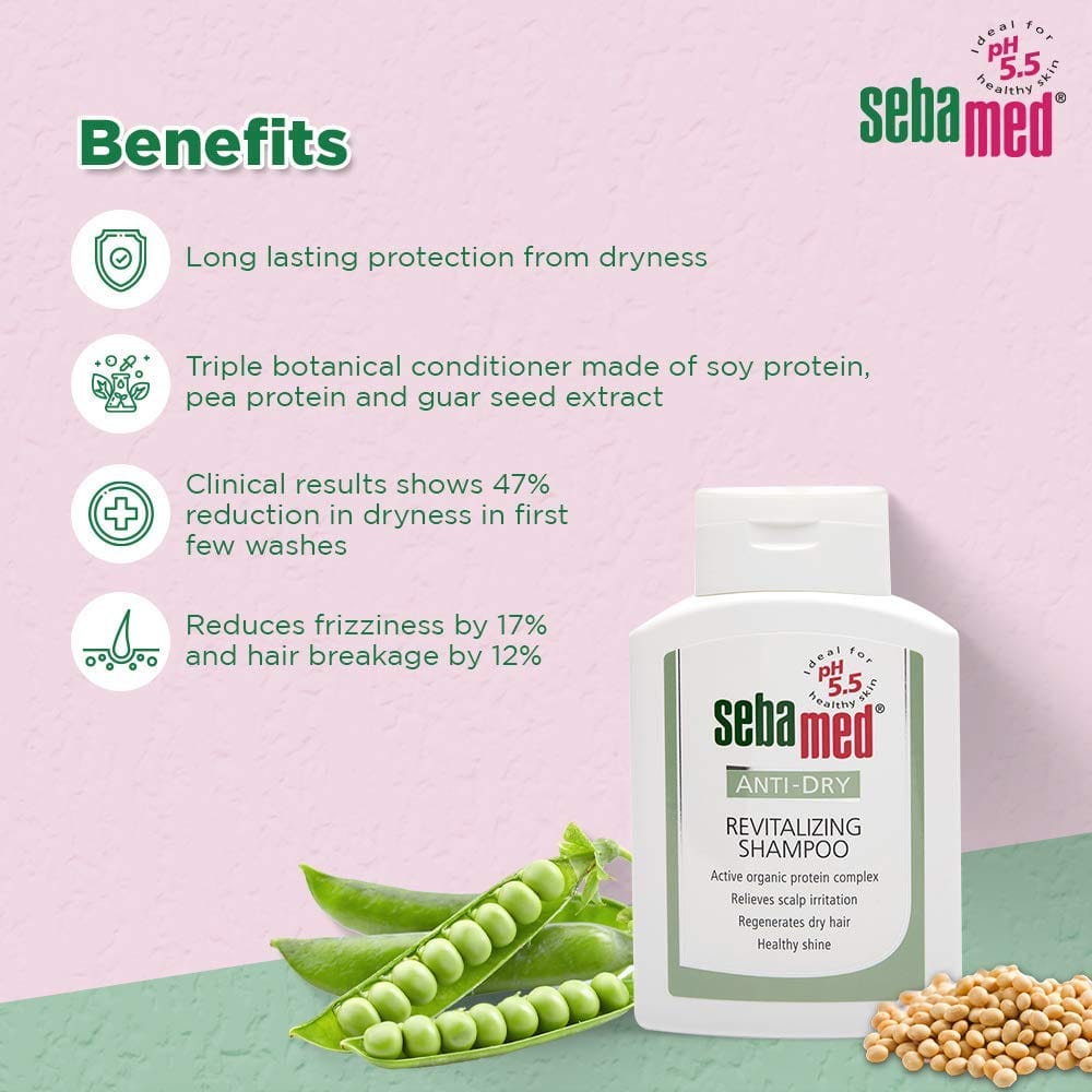 Sebamed - Anti - Dry Revitalizing Shampoo (200mL) - BEAUTY BRATS
