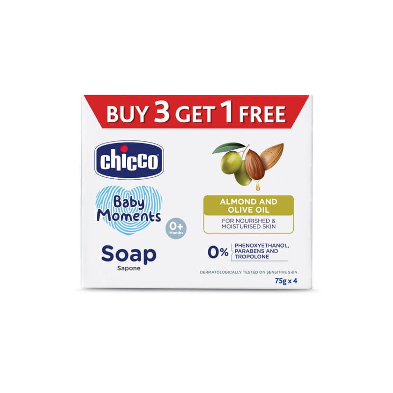Chicco - Baby Soap (75g) Buy 3 Get 1 Free