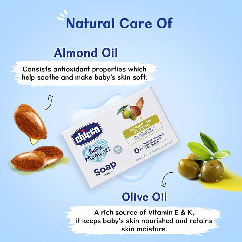 Chicco - Baby Soap (75g) Buy 3 Get 1 Free