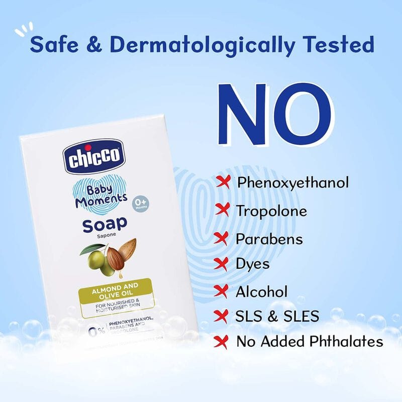 Chicco - Baby Soap (75g) Buy 3 Get 1 Free