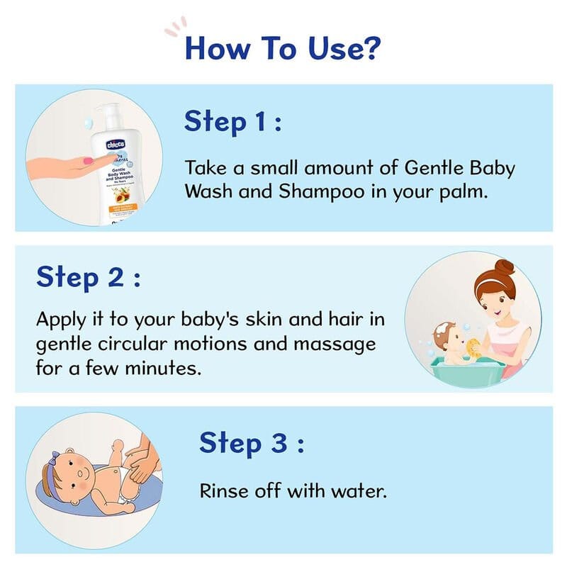 Chicco - Gentle Body Wash And Shampoo (500ml)