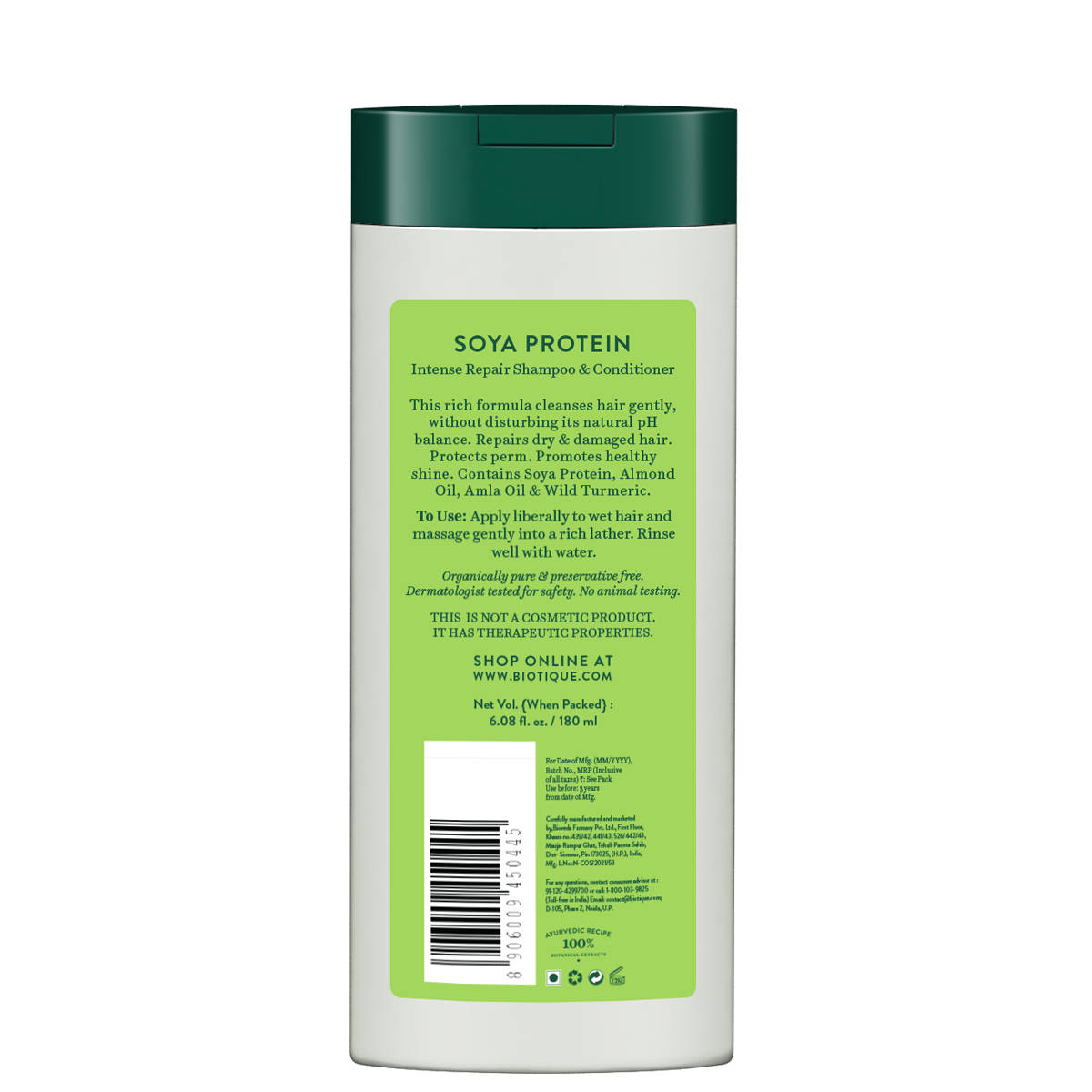Biotique Soya Protein Intense Repair Shampoo & Conditioner