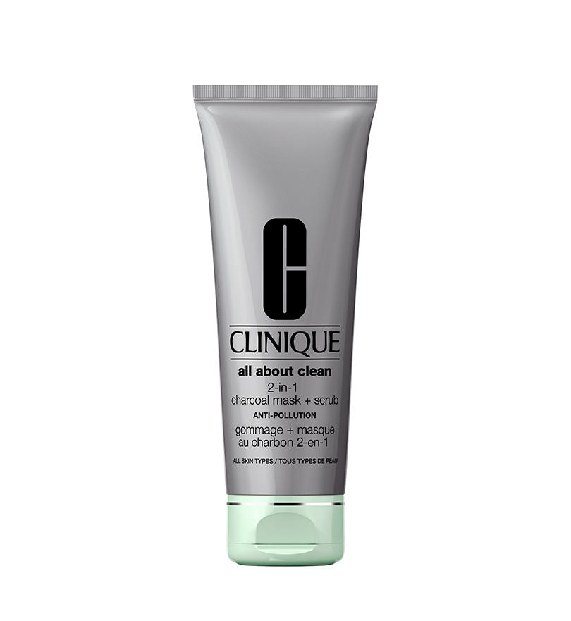 Clinique All About Clean 2-in-1 Charcoal Mask + Scrub (100ml)