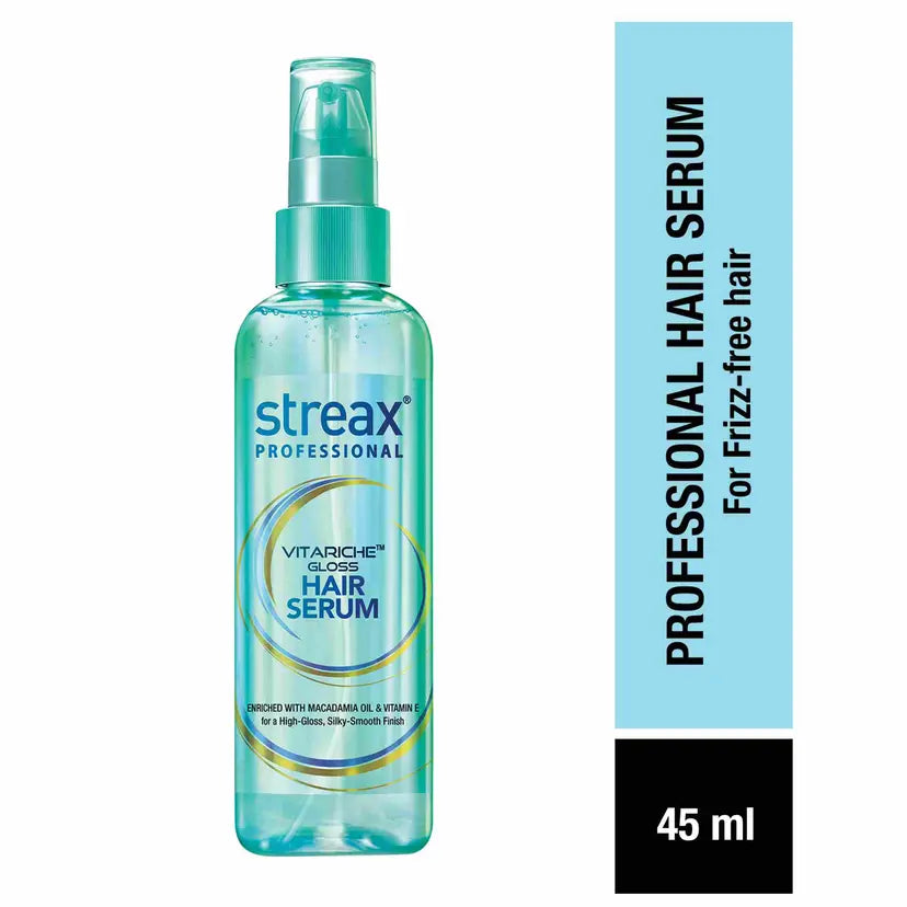 Fabb6 🎁 🎁 Streax Professional Vitariche Gloss Hair Serum (45ml)