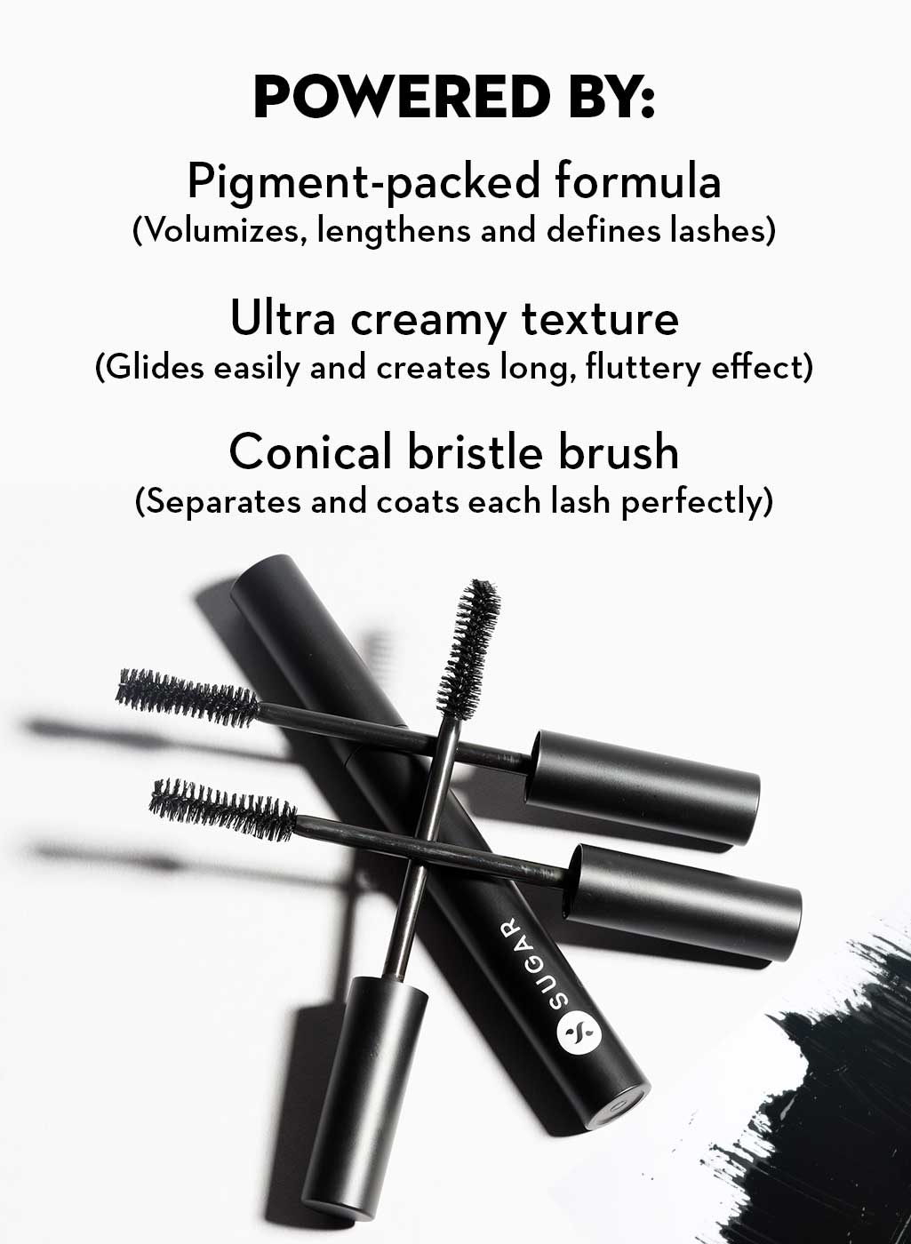SUGAR - Lash Of The Titans Volumizing Mascara 01 Black with a Bang