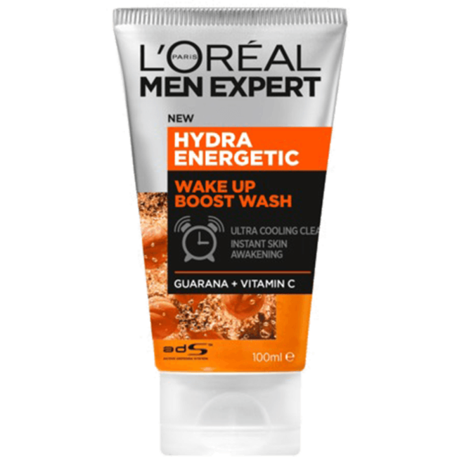 Loreal Men Expert - Hydra Energetic Wake - Up Effect Face Wash Guarana + Vitamin C* (100ML)