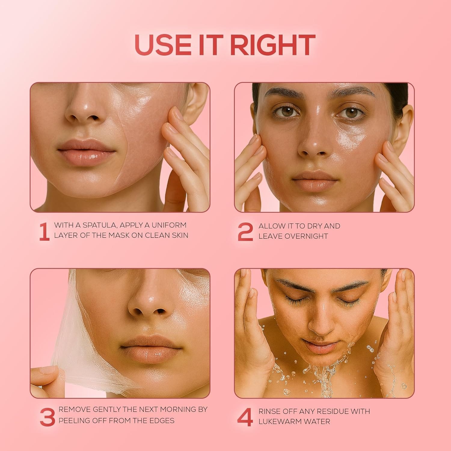 Renee - Pink Therapy Collagen Night Wrapping Mask (50ML)