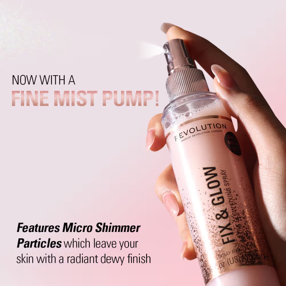 Revolution - Fix & Glow Ultra Glow Fixing Spray (100ML)