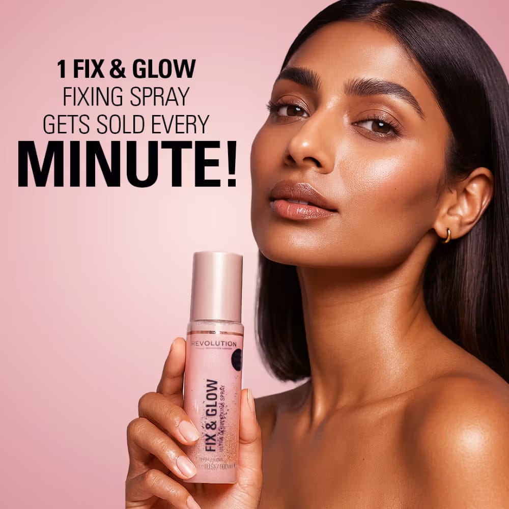 Revolution - Fix & Glow Ultra Glow Fixing Spray (100ML)