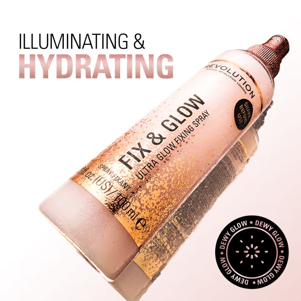 Revolution - Fix & Glow Ultra Glow Fixing Spray (100ML)