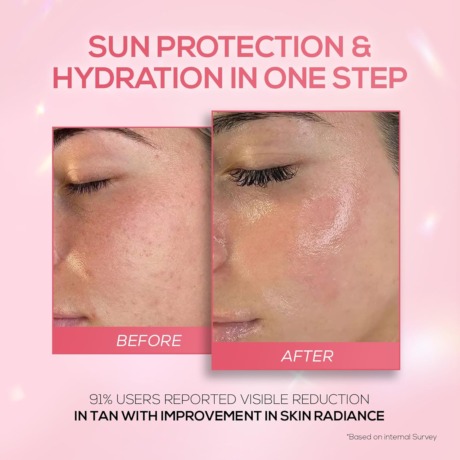 Renee - Pink Therapy Sunscreen + Moisturizer 50 Spf (50g)