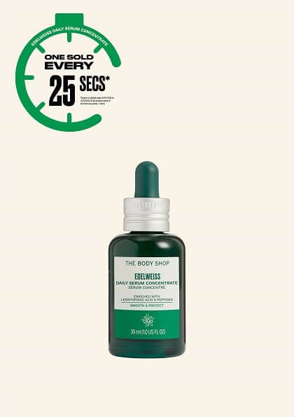 The Body Shop Edelweiss Daily Serum Concentrate – Vegan – 30ML