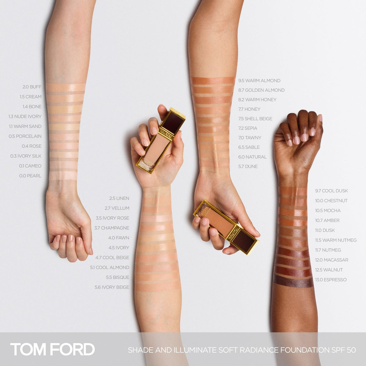 TOM FORD SHADE AND ILLUMINATE SOFT RADIANCE FOUNDATION SPF 50 (30ml) 0.0 Pearl