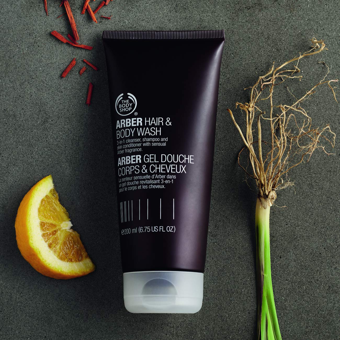 The Body Shop Arber Hair & Body Wash, 6.75 - Fluid Ounce - BEAUTY BRATS