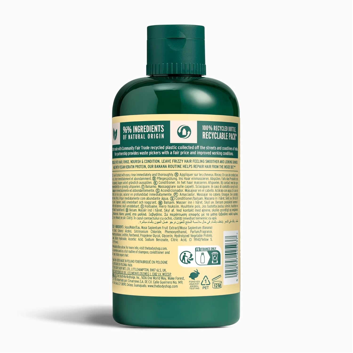 The Body Shop Banana Conditioner, 8.4 Fluid Ounce - BEAUTY BRATS